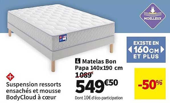 matelas bon papa