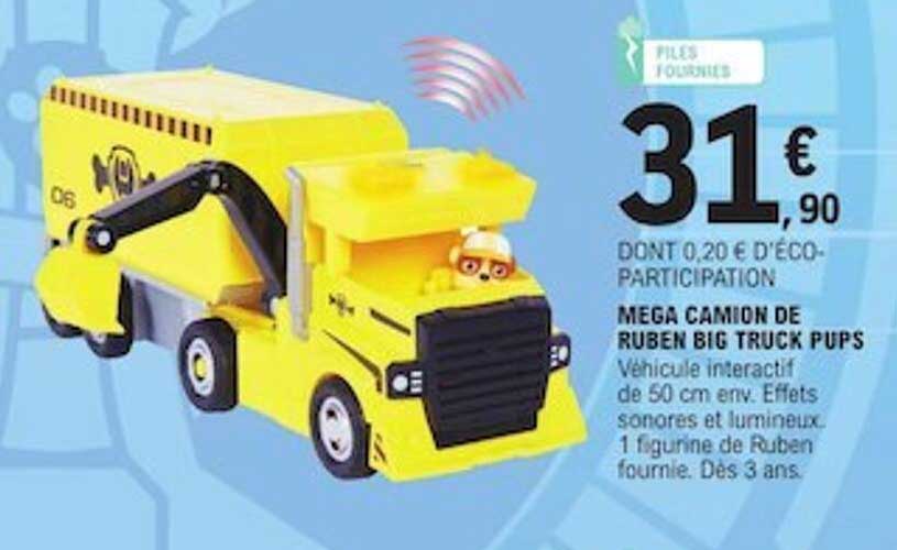 méga camion de ruben big truck pups
