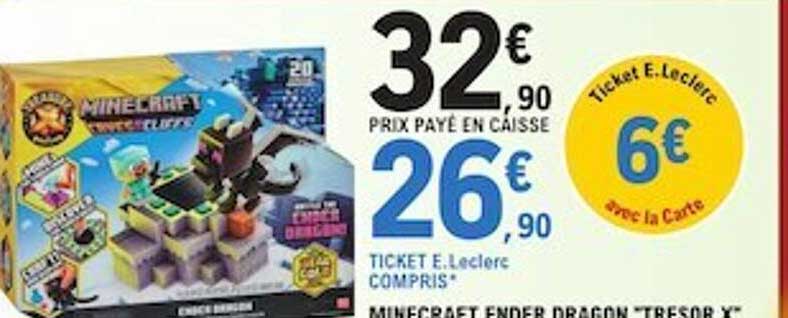 Minecraft Ender Dragon "tresor X"