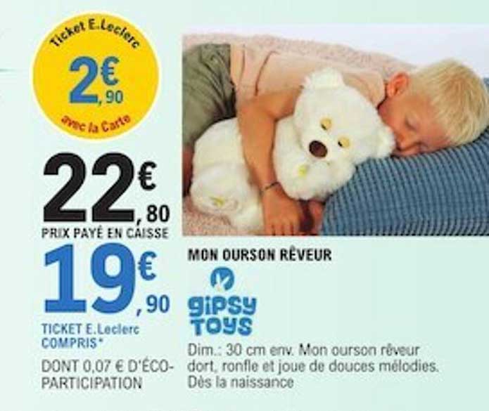 mon ourson rêveur