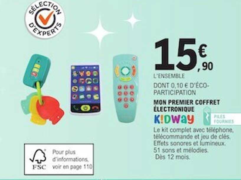 Mon Premier Coffret électronique K!dway