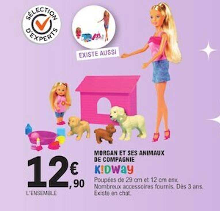 morgan et ses animaux de compagnie k!dway