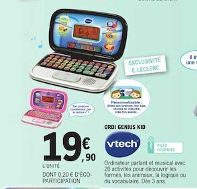 ordi genius kid vtech