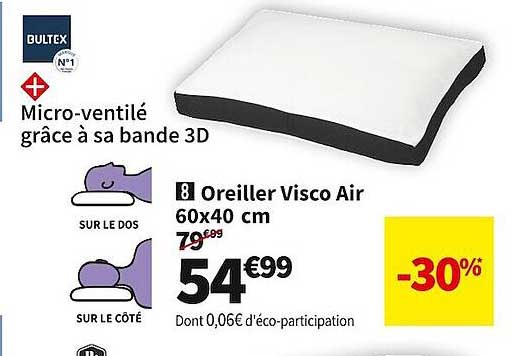 oreiller visco air