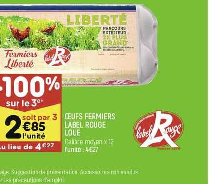 œufs Fermiers Label Rouge Loué