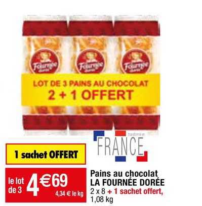 pains au chocolat la fournée dorée