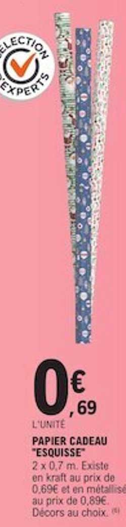 Papier Cadeau Esquisse