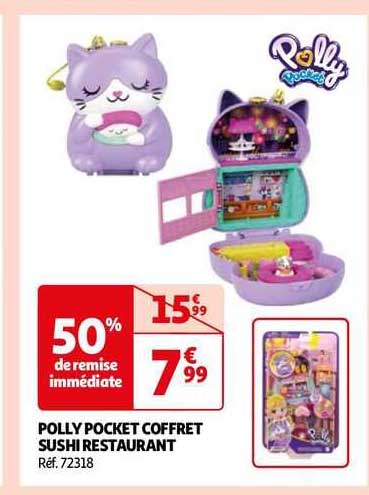 polly pocket coffret sushi restaurant
