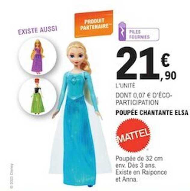 poupée chantante elsa mattel