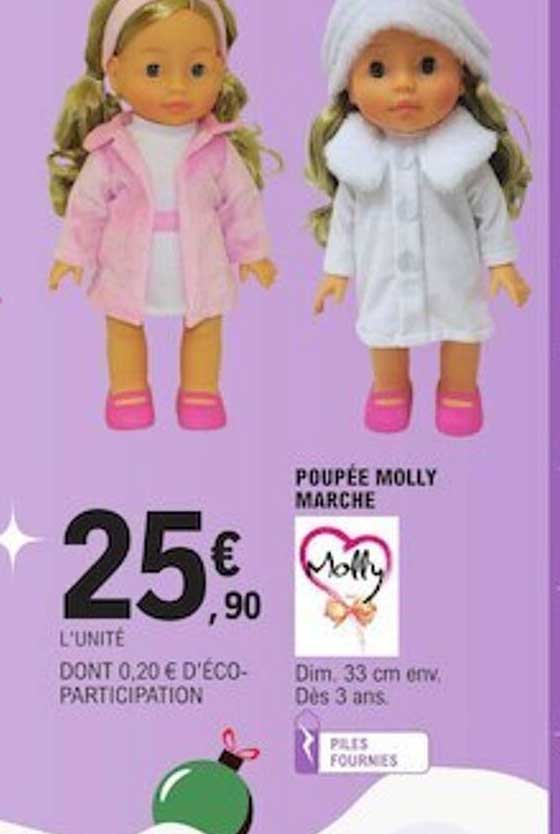 poupée molly marche