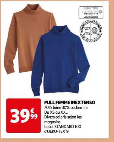 Pull Femme Inextenso