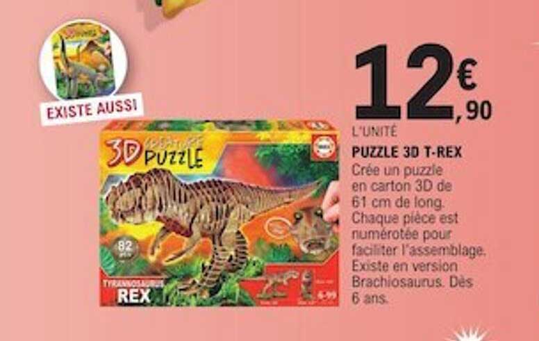 puzzle 3d t-rex
