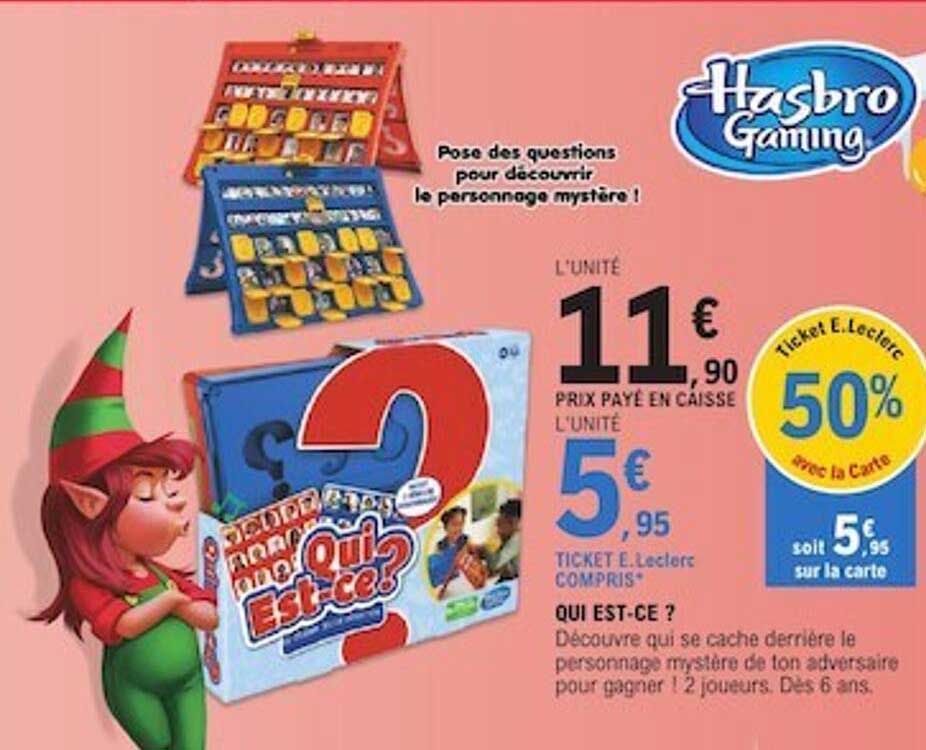 qui est-ce ? hasbro gaming