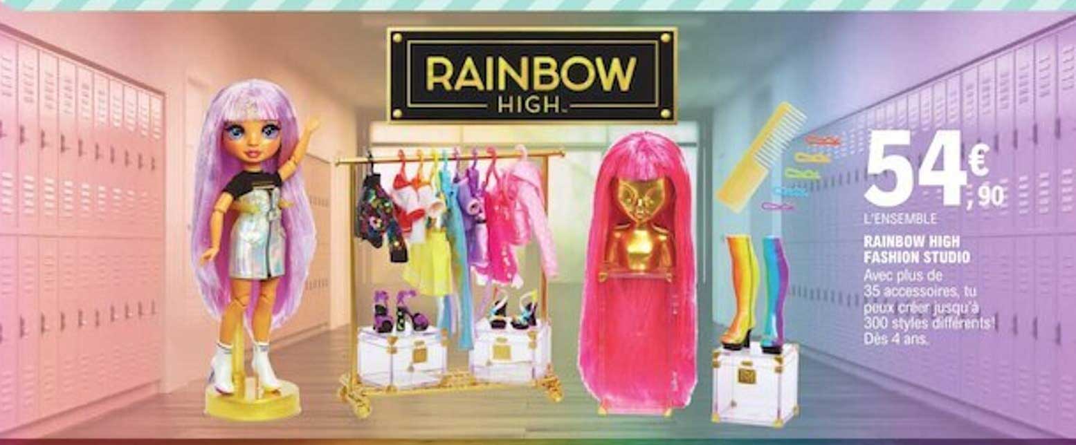 rainbow high fashion studio