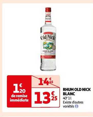 rhum old nick blanc