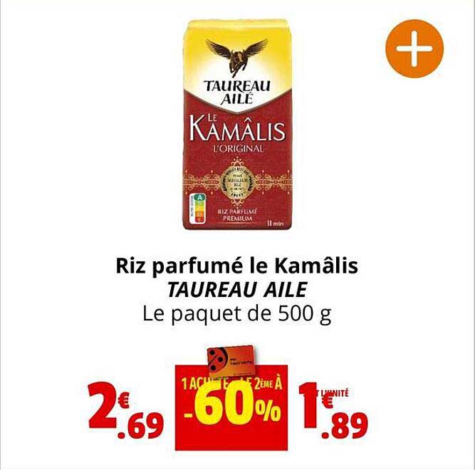 riz parfumé le kamâlis taureau ailé