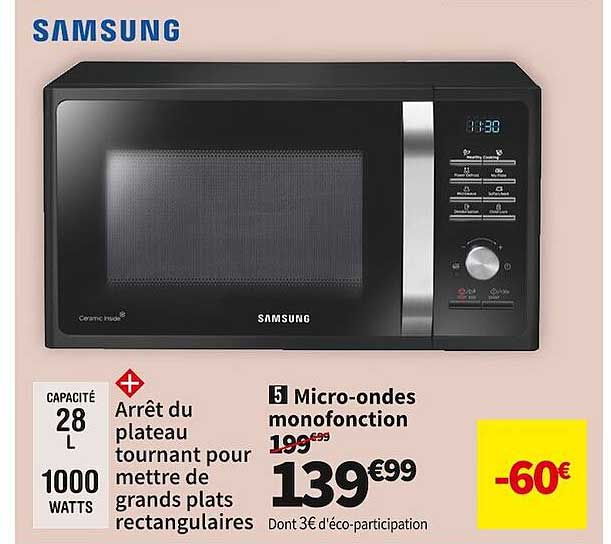 samsung micro-ondes monofonction