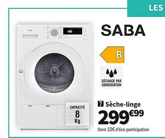 sèche-linge saba