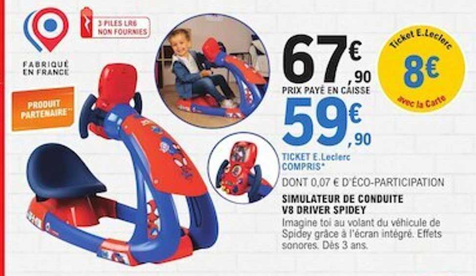 Simulateur De Conduite V8 Driver Spidey