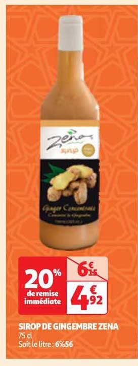 Sirop De Gingembre Zena