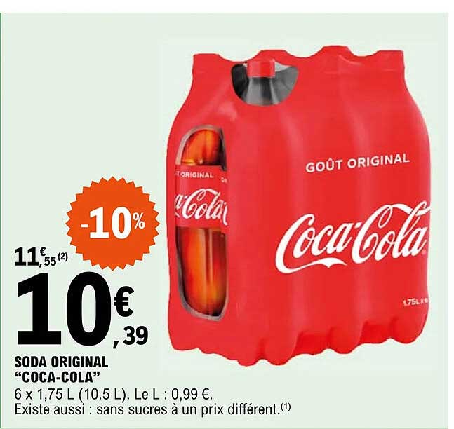 soda original "coca-cola"