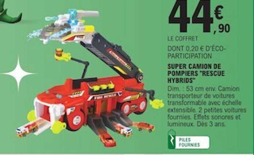 Super Camion De Pompiers Rescue Hybrids