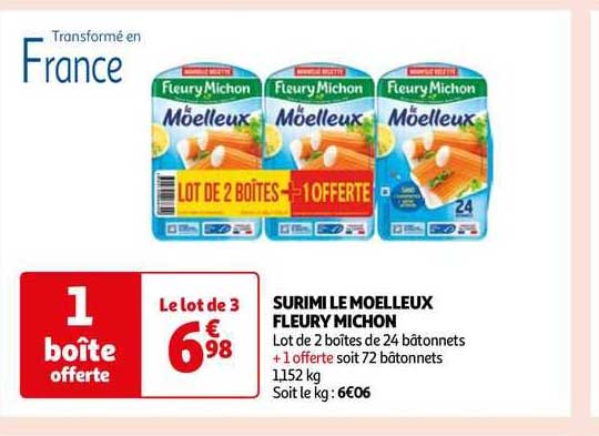 surimi le moelleux fleury michon