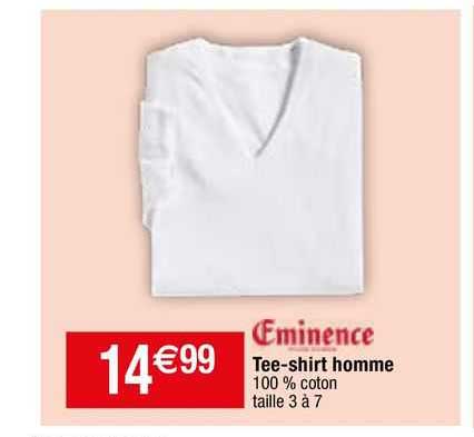 tee-shirt homme éminence