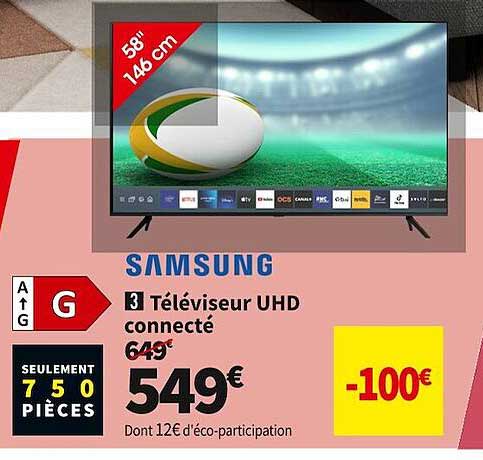Téléviseur Uhd Connecté Samsung
