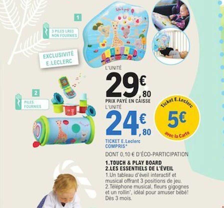 Touch & Play Board Ou Les Essentiels De L'éveil