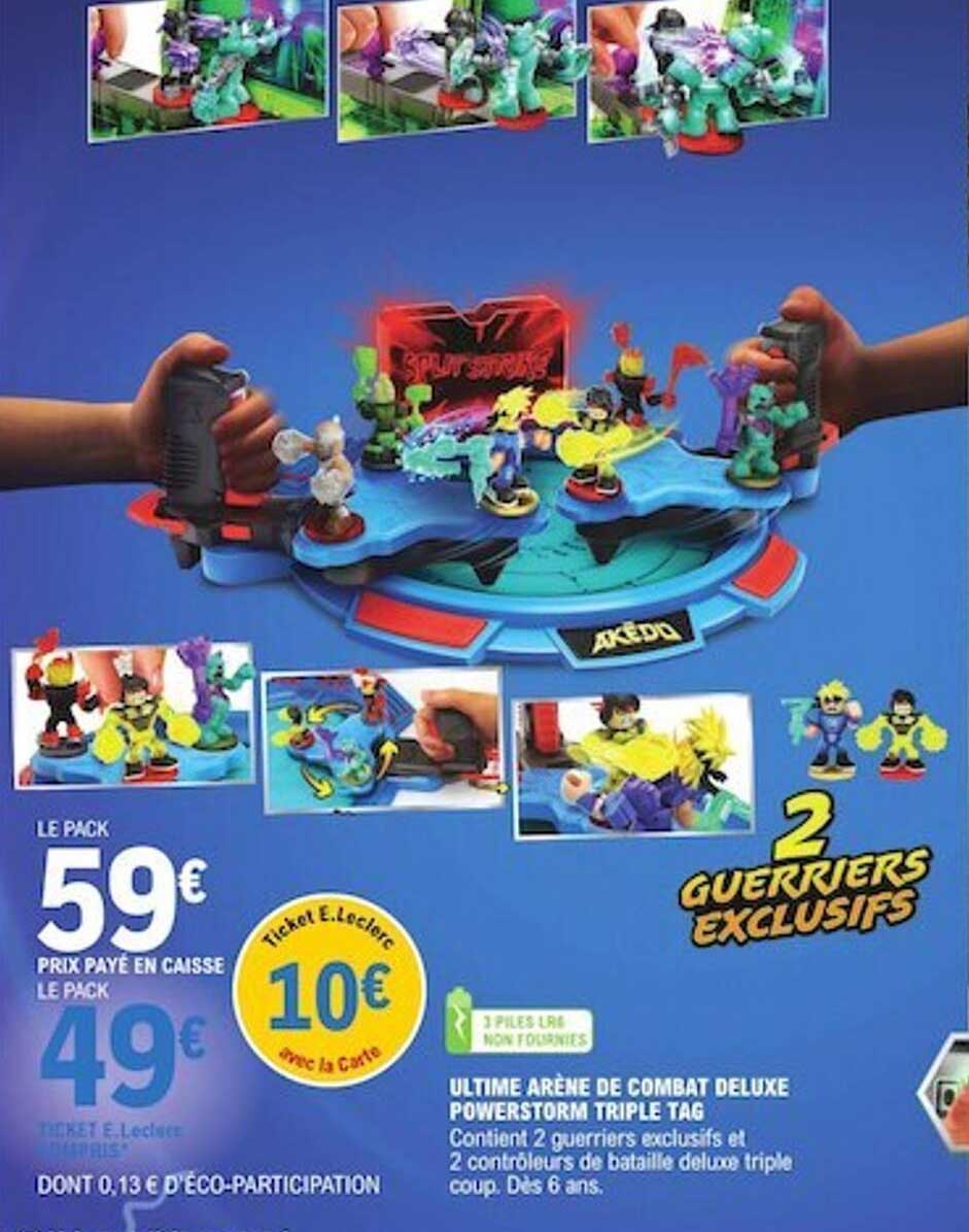 ultime arène de combat deluxe powerstorm triple tag