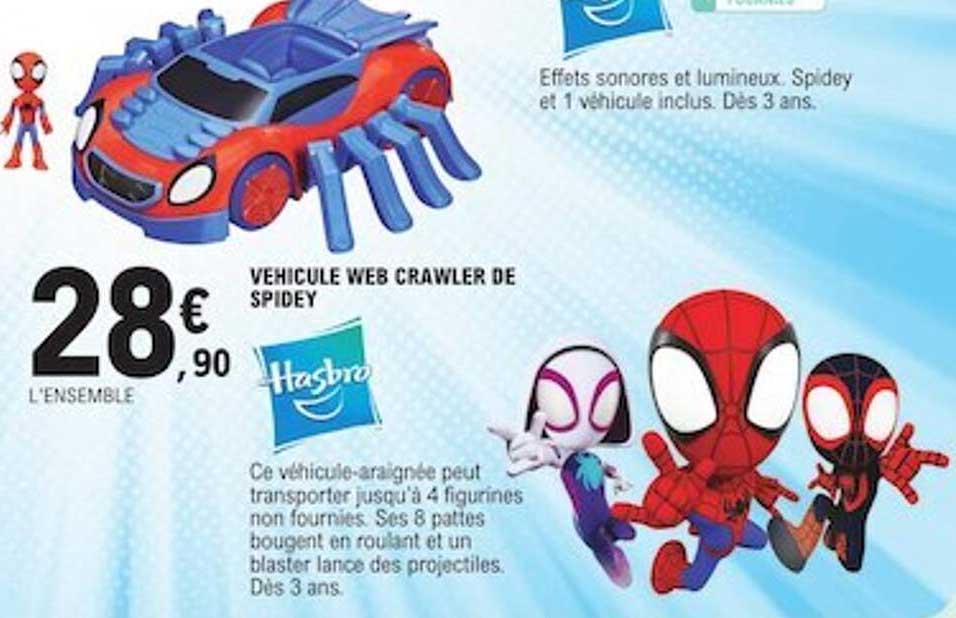 véhicule web crawler de spidey hasbro