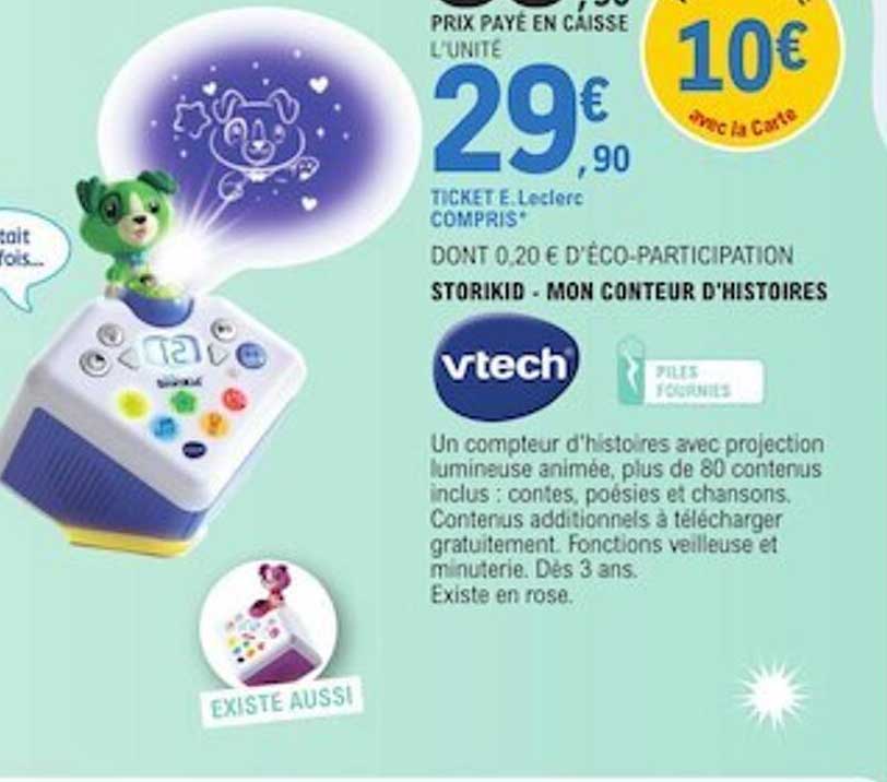 vtech storikid - mon conteur d'histoires