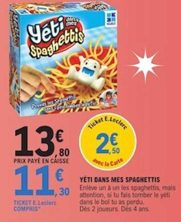 yéti dans mes spaghettis