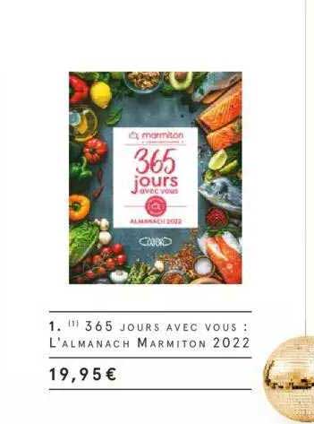 365 jours avec vous : l'almanach marmiton 2022