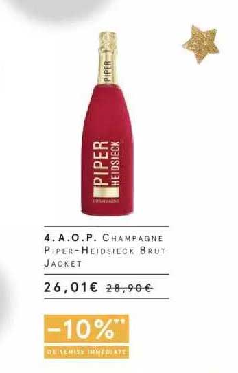 a.o.p. champagne piper-heidsieck brut jacket