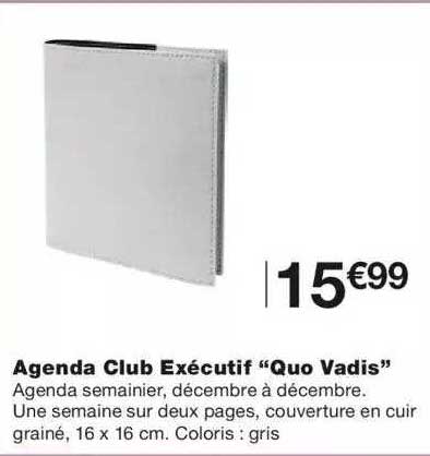 agenda club exécutif "quo vadis"