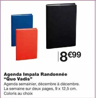 agenda impala randonnée "quo vadis"