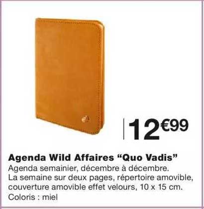 agenda wild affaires "quo vadis"