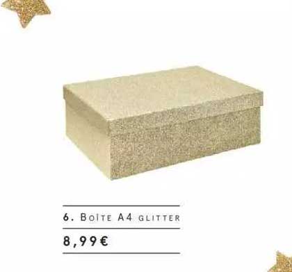 boite a4 glitter