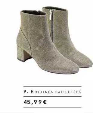 bottines pailletées