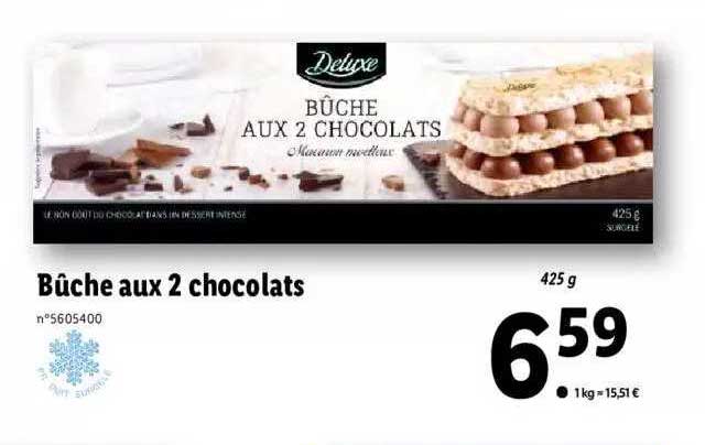 Bûche Aux 2 Chocolats Deluxe