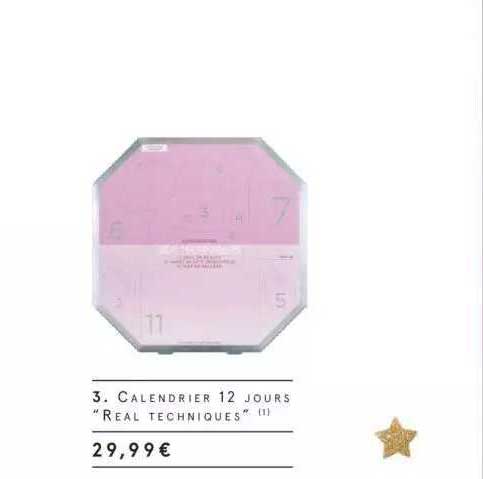 calendrier 12 jours "real techniques"