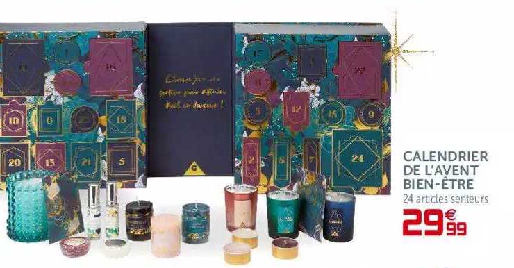 calendrier de l'avent bien-être