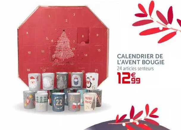 Calendrier De L'avent Bougie