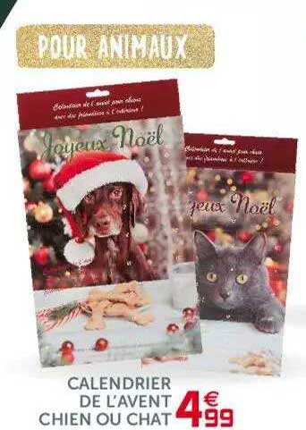 calendrier de l'avent chien ou chat