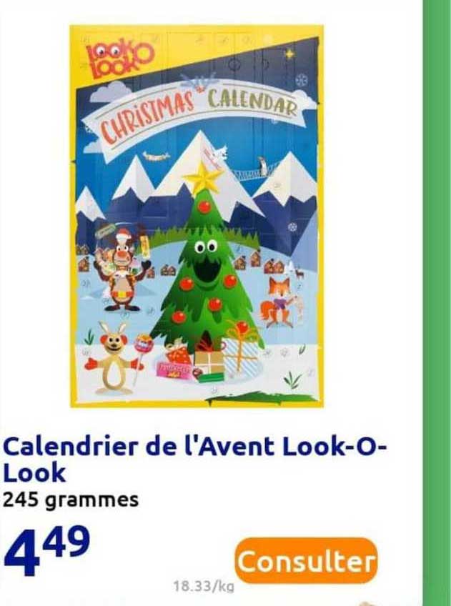 calendrier de l'avent look-o-look