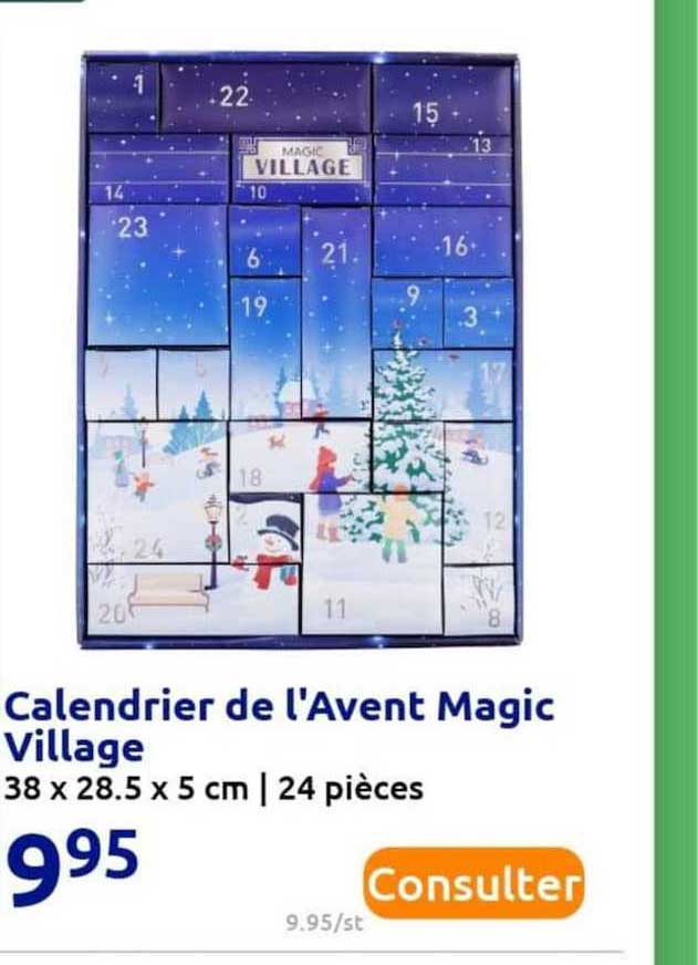 calendrier de l'avent magic village