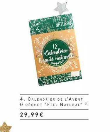 calendrier de l'avent o dèchet "feel natural"