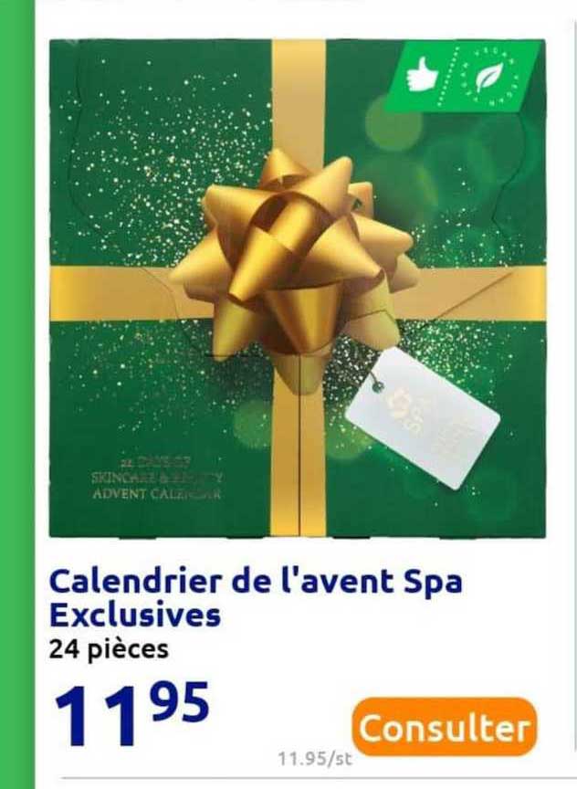 calendrier de l'avent spa exclusives